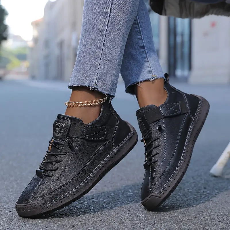 Black orthopedic sneaker
