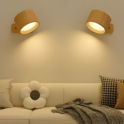 Rechargeable Wall Light Wood