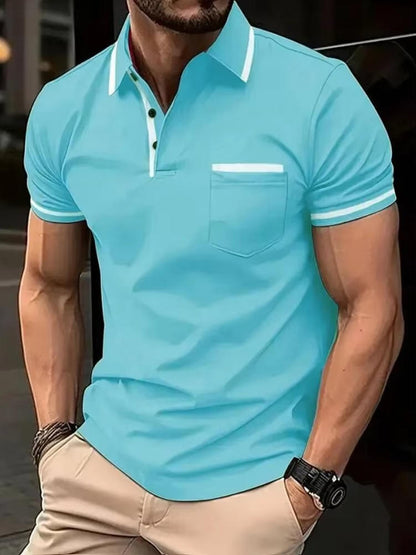 Polo shirt - Lake Blue