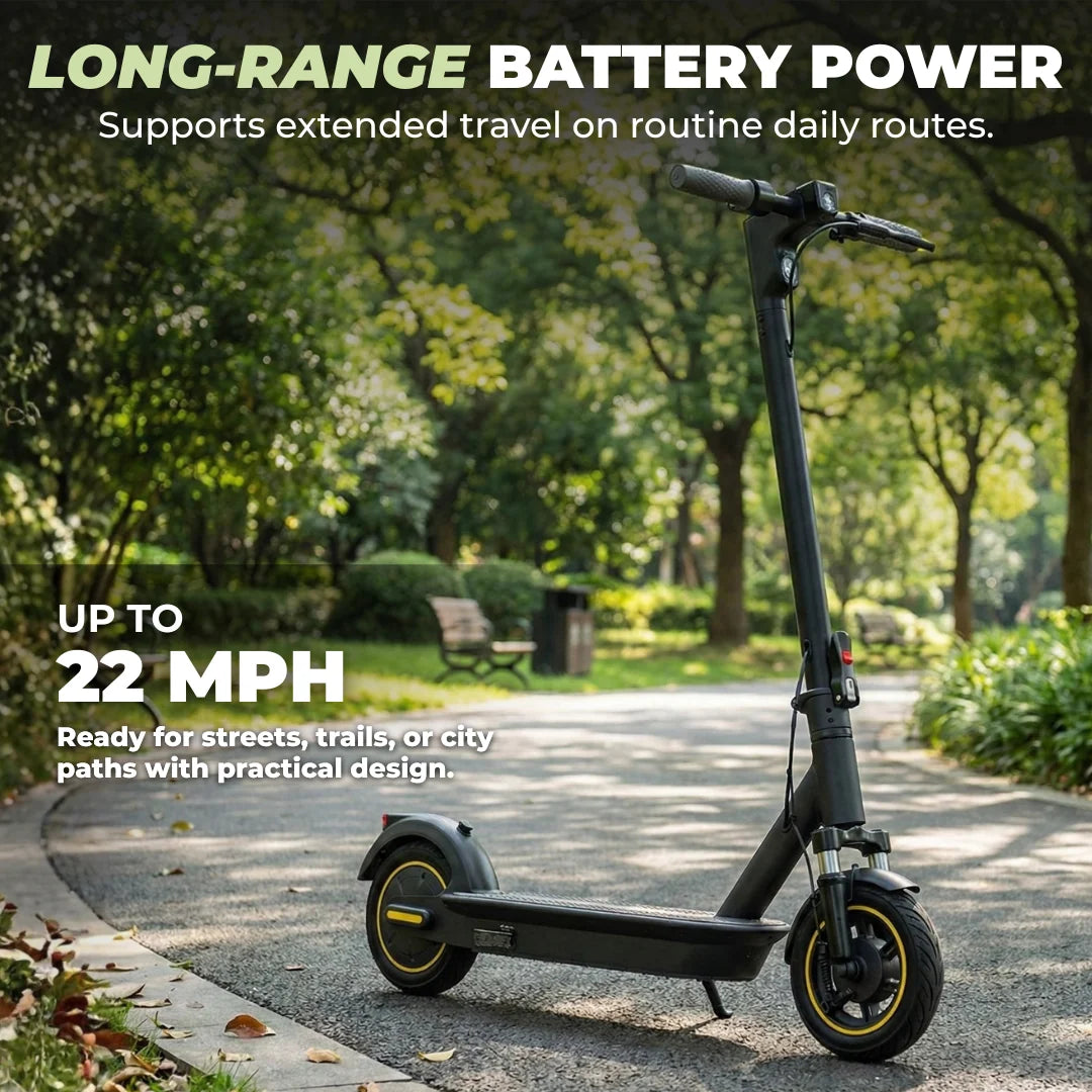 Foldable Electric Scooter 500W Motor for Streets Trails and City Use