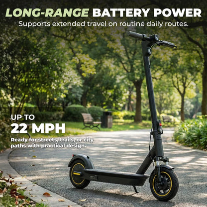Foldable Electric Scooter 500W Motor for Streets Trails and City Use