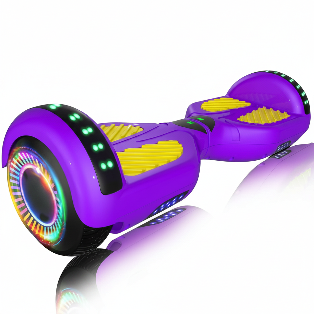 Hoverboard Purple Yellow