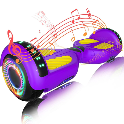 Hoverboard Purple Yellow