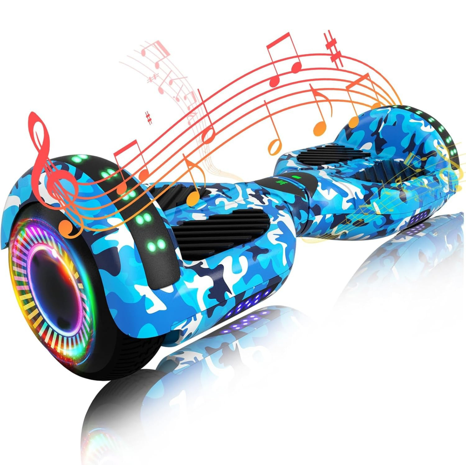 Hoverboard Blue Camo
