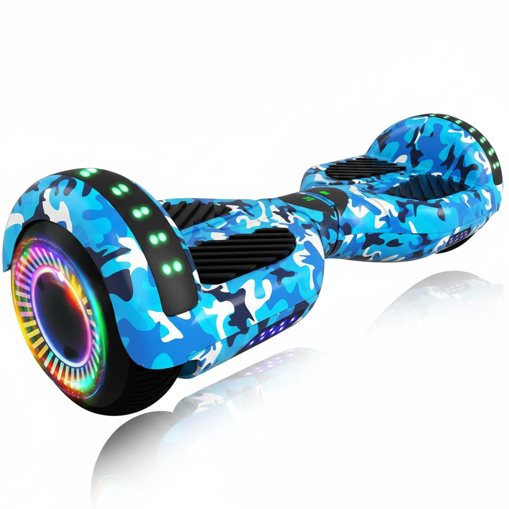 Hoverboard Blue Camo