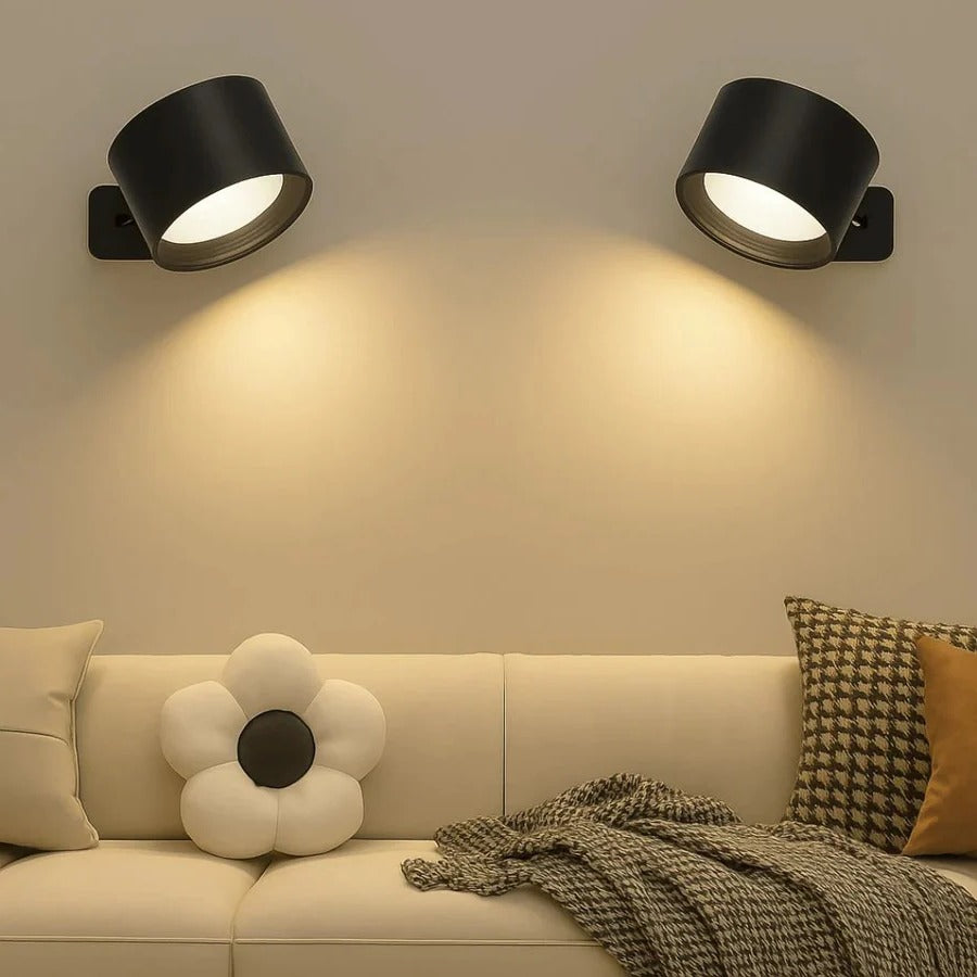 Rechargeable Wall Light Black