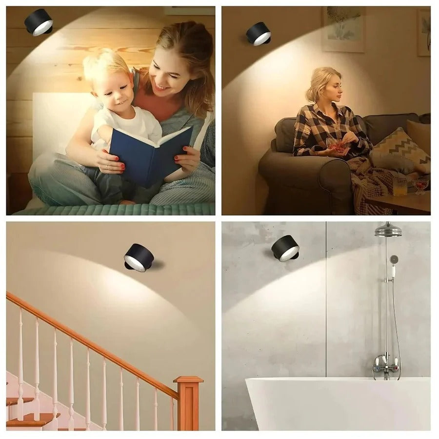 Rechargeable Wall Light in use