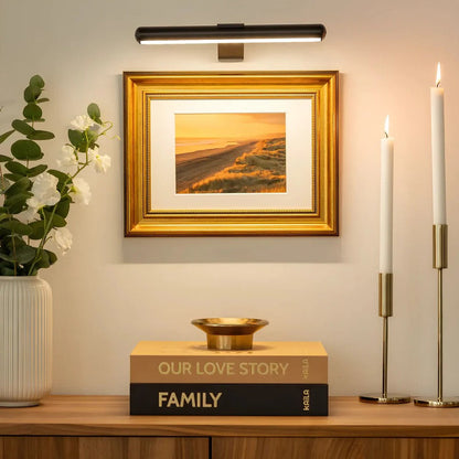 Black Wireless LED Wall Light