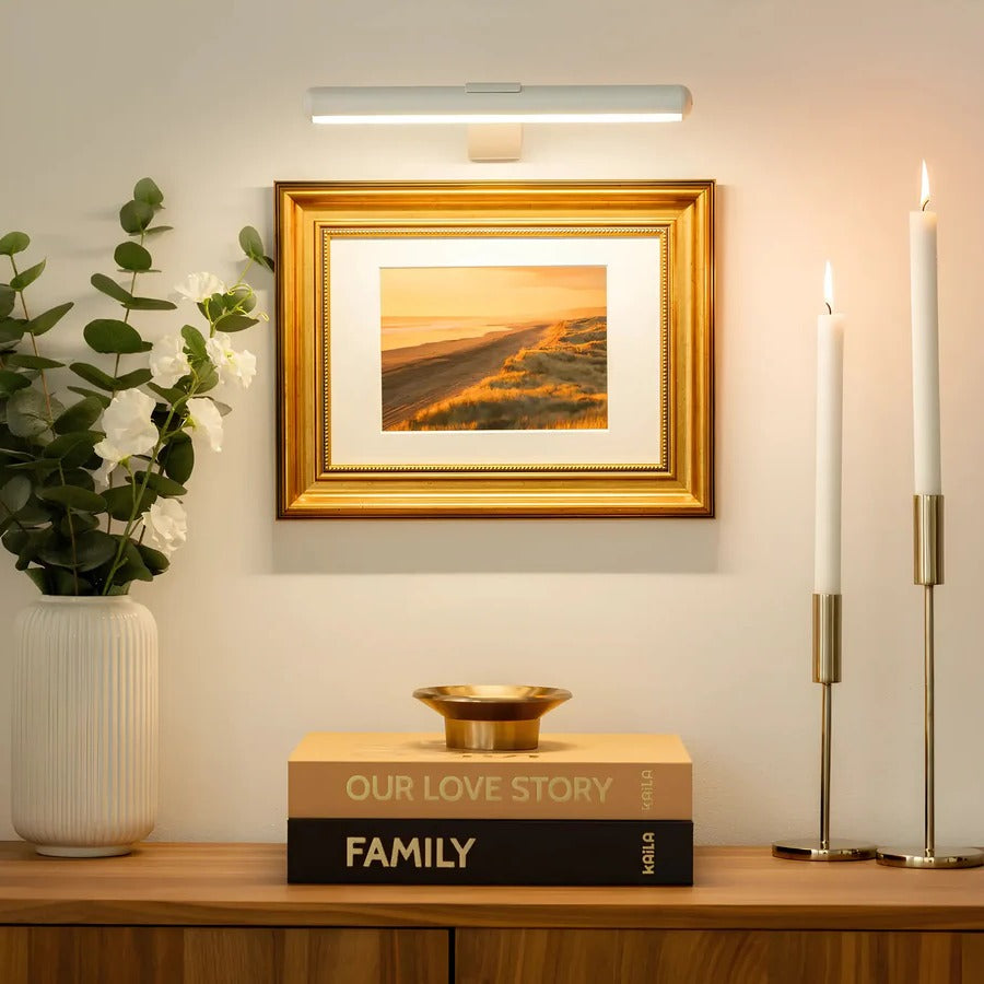 White Wireless LED Wall Light