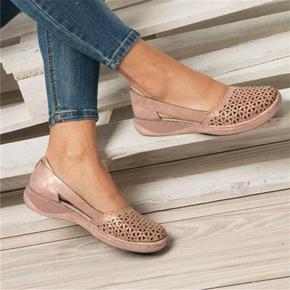Flats rose gold