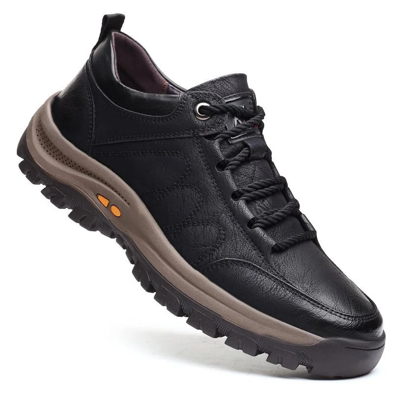 Leather shoes black