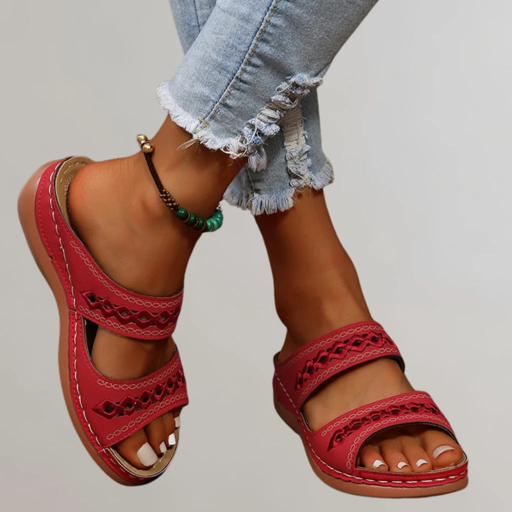 Sandals red
