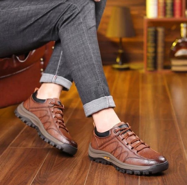 Leather shoes