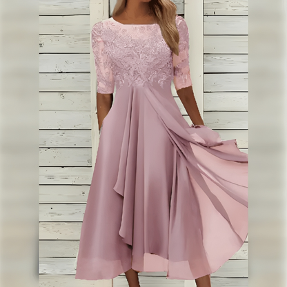 Chic and Comfortable Dress - Rose