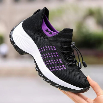 Sneakers black purple