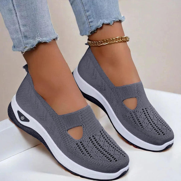 Dark Gray knit shoe