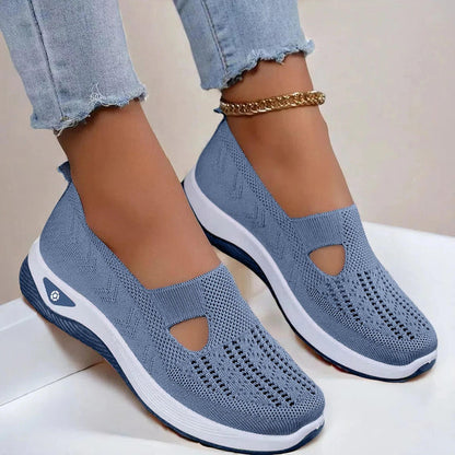 Sky Blue knit shoe