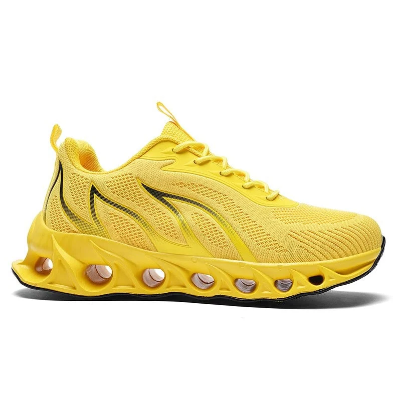 Walking shoes yellow