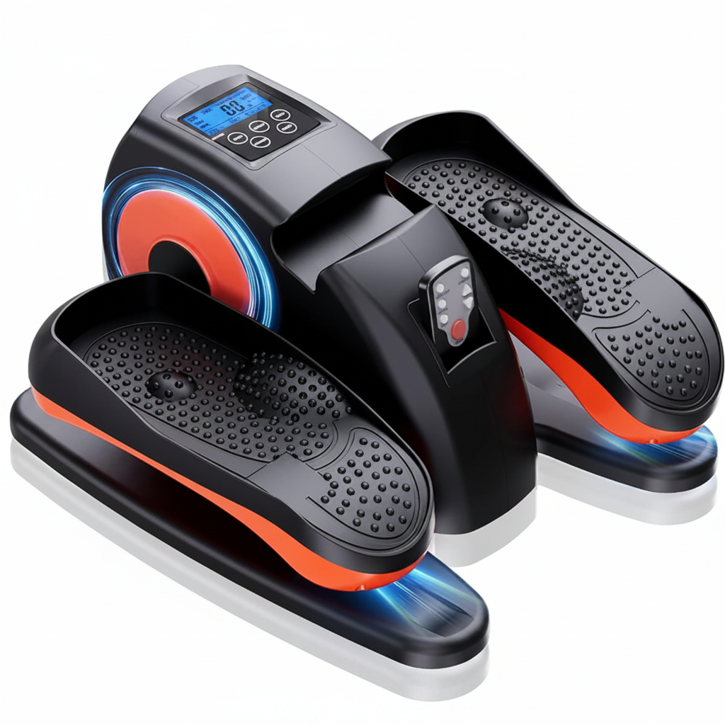 Under Desk Elliptical Machine Orange
