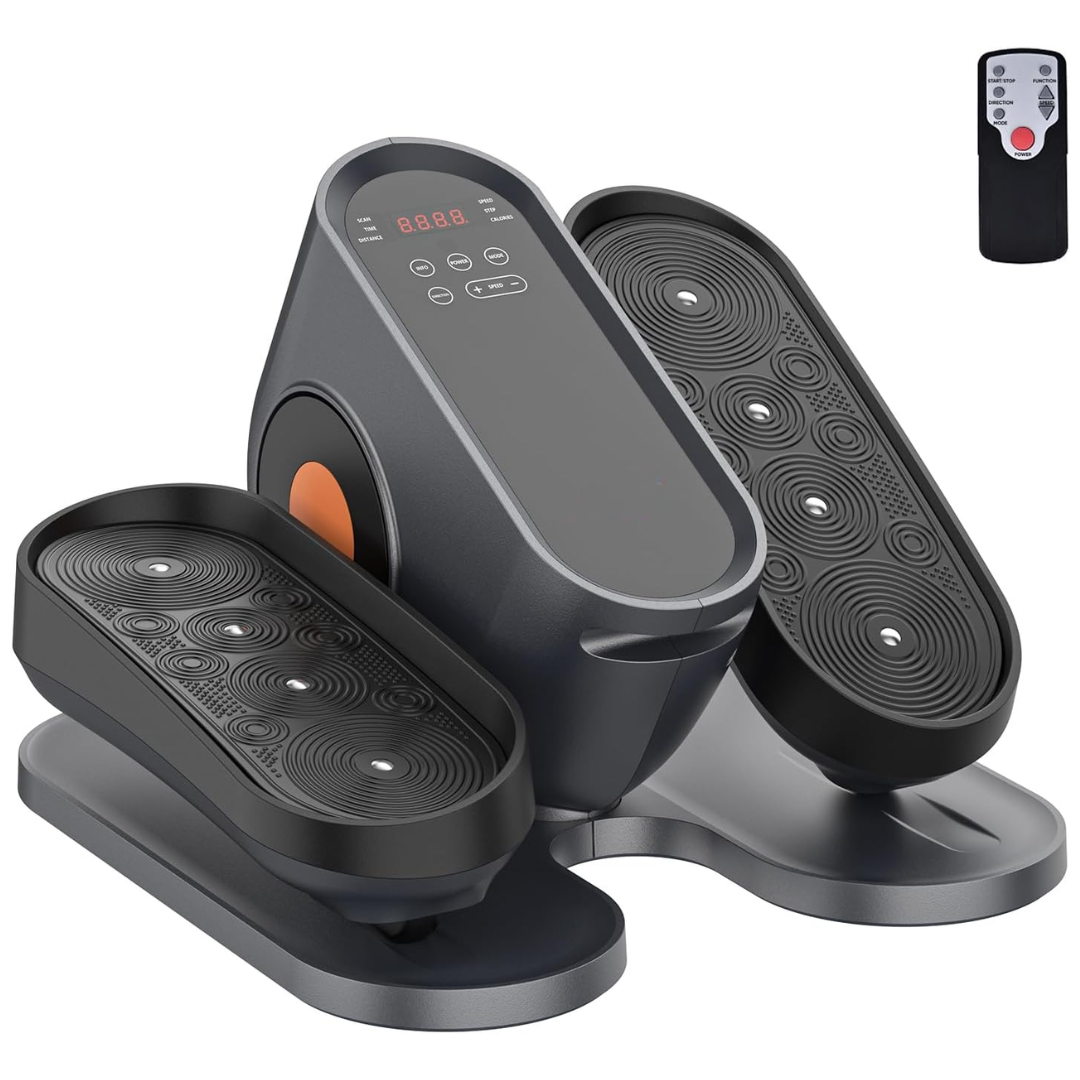 Under Desk Elliptical Machine Gray