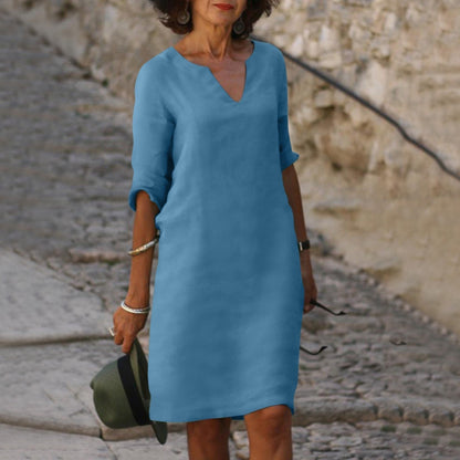 Midi dress - Light Blue