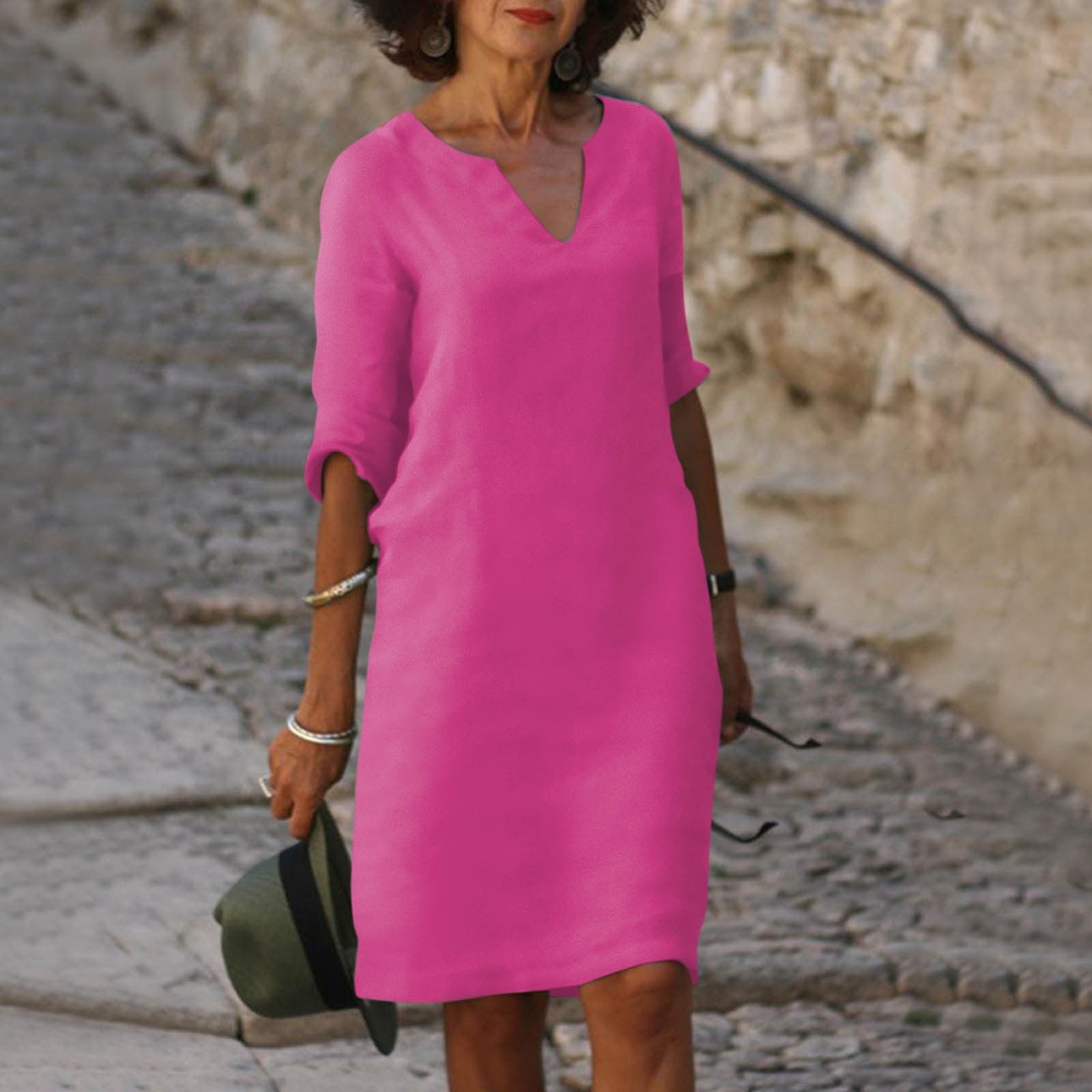 Midi dress - Purple