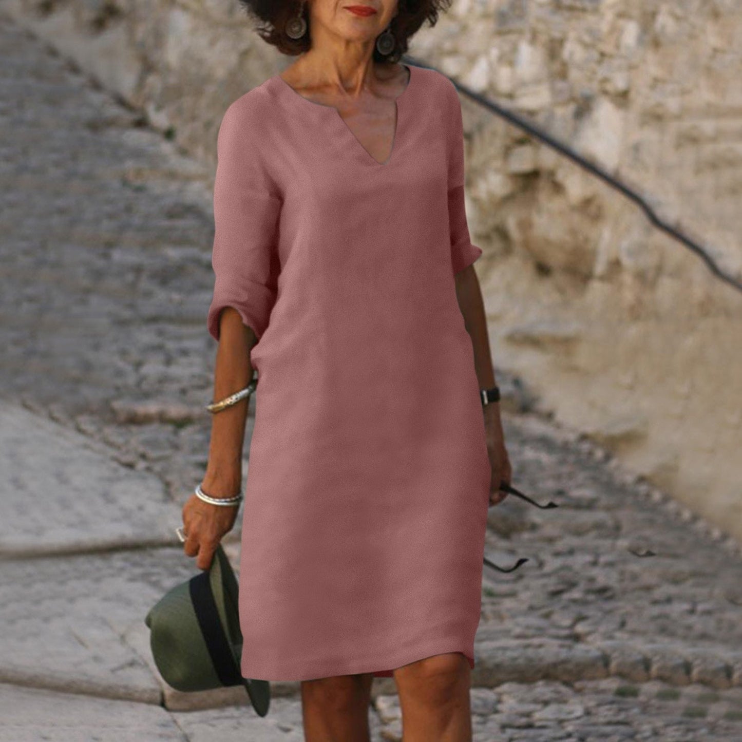 Midi dress - Pink