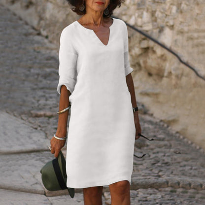 Midi dress - White