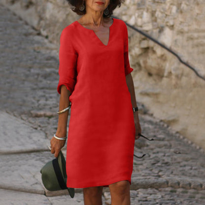 Midi dress - Red